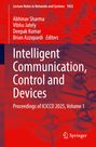 "Lecture Notes in Networks and Systems 1922" und "Intelligent Communication, Control and Devices". Rednerpult und Netzwerk als Hintergrund.