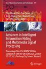 Buchtitel: "Advances in Intelligent Information Hiding and Multimedia Signal Processing". Abbildungen und Logos im Hintergrund.