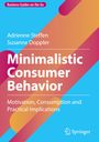 Titel: „Minimalistic Consumer Behavior“, Autoren: Adrienne Steffen, Susanne Doppler. Farbige, abstrakte Hintergründe.