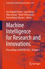 Machine Intelligence for Research and Innovations, Buch