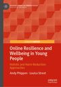 Cover mit rotem geometrischem Muster. Titel: "Online Resilience and Wellbeing in Young People" von Andy Phippen und Louisa Street.