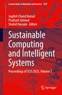 Sustainable Computing and Intelligent Systems, Buch