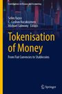 „Tokenisation of Money: From Fiat Currencies to Stablecoins“, Skyline mit bunten Hochhäusern im Hintergrund.