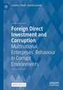 Titel: "Foreign Direct Investment and Corruption". Autoren: Susanna Thede, Daniel Gravino. Blaues, geometrisches Design.