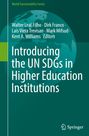 „World Sustainability Series”, „Introducing the UN SDGs in Higher Education Institutions”, Erdkugel-Hintergrund, Springer-Logo.