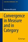 "Convergence in Measure and in Category", von Władysław Wilczyński, Lecture Notes in Mathematics 2394, Springer, blau-gelbes Cover.