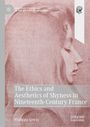 Titel: "The Ethics and Aesthetics of Shyness in Nineteenth-Century France". Name: Philippa Lewis. Rote Skizze eines Profils.