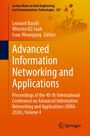 "Advanced Information Networking and Applications" in weißer Schrift auf orangefarbenem Hintergrund. Logos unten rechts.