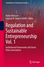 Regulation and Sustainable Entrepreneurship Vol. 1, Buch