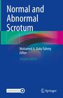 "Normal and Abnormal Scrotum", Editor: Mohamed A. Baky Fahmy, Second Edition. Farbige abstrakte Illustration. Springer Logo unten rechts.
