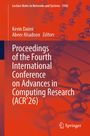 "Proceedings of the Fourth International Conference on Advances in Computing Research (ACR’26)". Akademisches Buchcover in Rot.