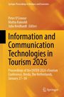 „Information and Communication Technologies in Tourism 2026“ auf orange-gelbem Hintergrund. Springer-Logo unten.