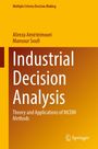 "Industrial Decision Analysis" Buchcover in Gelb und Braun. Autor: Alireza Amirteimoori, Mansour Soufi. Logo Springer.