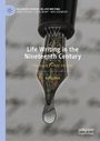 "Life Writing in the Nineteenth Century" von Kathy Rees. Illustration eines stilvollen Füllers, der eine Tinte abgibt.
