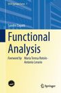 "Functional Analysis" von Sandro Zagatti, Vorwort von Maria Teresa Rotolo und Antonio Lerario, SISSA Springer Series 7. Titel in Blau auf gelbem Hintergrund.