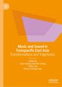„Music and Sound in Transpacific East Asia: Transformations and Trajectories.“ Orange Hintergrund, lila Formen.