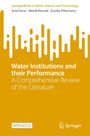 "Water Institutions and their Performance: A Comprehensive Review of the Literature". Orange Hintergrund, Springerverlag-Logo.