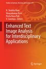 Auf orange-rotem Hintergrund steht der Titel "Enhanced Text Image Analysis for Interdisciplinary Applications", Autoren und Springer Logo.