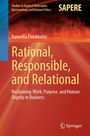 Rational, Responsible, and Relational: Rotes abstraktes Muster, Springer-Logo unten rechts.