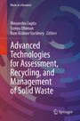 Cover mit Titel: "Advanced Technologies for Assessment, Recycling, and Management of Solid Waste." Abstrakte Grafiken.