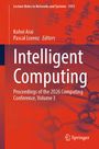 Text: "Intelligent Computing: Proceedings of the 2026 Computing Conference, Volume 3." Rote wissenschaftliche Illustration.