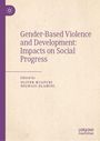 "Gender-Based Violence and Development: Impacts on Social Progress." Bearbeitet von Oliver Mtapuri, Nolwazi Dlamini. Beige Hintergrund, violetter Text.