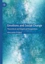 "Emotions and Social Change: Theoretical and Empirical Perspectives" von Alessandro Pratesi. Hintergrund aus blauen Sternen.