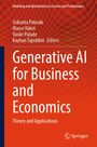Text: "Generative AI for Business and Economics. Theory and Applications." Hintergrund: Rotes Wellenmuster. Springer-Logo unten.