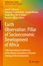 Titel: "Earth Observation: Pillar of Socioeconomic Development of Africa". Buntes Design mit Verlagslogo unten.