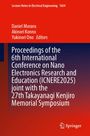 Text: "Proceedings of the 6th ICNERE2025". Rotes Cover, Verlag Springer-Logo unten rechts.
