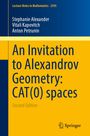 „An Invitation to Alexandrov Geometry: CAT(0) spaces, Second Edition“ von Alexander, Kapovitch, Petrunin. Springer-Logo.
