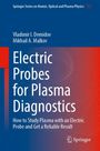 "Electric Probes for Plasma Diagnostics" von Vladimir I. Demidov und Mikhail A. Malkov. Blau-roter Hintergrund, Springer-Logo.