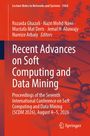 "Recent Advances on Soft Computing and Data Mining. Rote und orangefarbene abstrakte Illustration mit Springer-Logo unten."