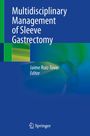 "Multidisciplinary Management of Sleeve Gastrectomy" von Jaime Ruiz-Tovar, Herausgeber. Blau-grünes geometrisches Design.