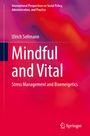 Text: "Mindful and Vital: Stress Management and Bioenergetics", "Ulrich Sollmann", "Springer". Hintergrund in roten und violetten Tönen.