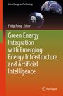 "Green Energy Integration with Emerging Energy Infrastructure and Artificial Intelligence" ist der Titel. Farbiges Design mit Yin-Yang-Symbol und Erde.