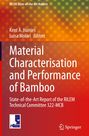 "Material Characterisation and Performance of Bamboo" von Harries und Molari. Oben Farbverlauf in Rot-Orange, unten Logos.