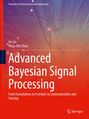"Advanced Bayesian Signal Processing" von An Liu, Ming-Min Zhao. Hintergrund: Abstrakte, verschwommene Linien in Rot und Blau.