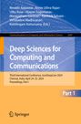 Buch-Cover: Titel "Deep Sciences for Computing and Communications", Konferenzdetails unten, Springer-Logo.