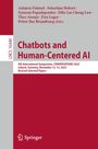 Titel: "Chatbots and Human-Centered AI". Symposium: Lübeck, 12.–13. November 2025. Springer Logo unten links.