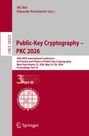 "Public-Key Cryptography – PKC 2026" in großen Buchstaben. Ein Logo der IACR und das Springer-Logo befinden sich unten.