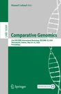"Comparative Genomics" steht zentral. Illustration einer DNA-Helix rechts, Farbgebung in Grau und Grün. "Springer" Logo links.