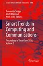 Text: "Smart Trends in Computing and Communications. Proceedings of SmartCom 2026, Volume 2." Hintergrund: Molekülstruktur.