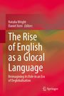 "Editors: Natalia Wright, Daniel Xerri. The Rise of English as a Glocal Language. Springer-Logo. Roter bis oranger Hintergrund."