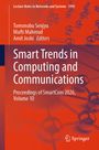 "Smart Trends in Computing and Communications, Proceedings of SmartCom 2026, Volume 10." Rotes Cover, Netzwerk-Illustration.