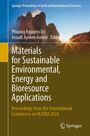 „Materials for Sustainable Environmental, Energy and Bioresource Applications“, Berglandschaft, Springer-Logo.