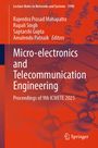 „Micro-electronics and Telecommunication Engineering“, Konferenzschrift 2025. Orange Hintergrundgrafik, Springer-Logo.