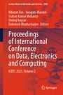 "Proceedings of International Conference on Data, Electronics and Computing, ICDEC 2025, Volume 2."  
Rotes Design mit Molekülgrafik.