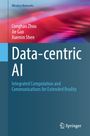 "Data-centric AI" und Autorenname. Farbverlauf in Rosa und Blau, Springer-Logo unten rechts.
