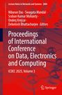 Text in Weiß: "Proceedings of International Conference on Data, Electronics and Computing ICDEC 2025, Volume 3". Orange Hintergrund.